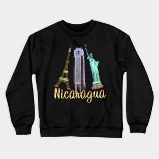 Nicaragua T-Shirt France Statue of Liberty Diriamba el Reloj Crewneck Sweatshirt